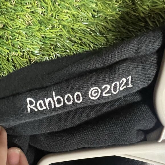 Ranboo the Beloved Hoodie Sweatshirt XL Youtuber Black Embroidered Crown 2021 - Picture 3 of 8